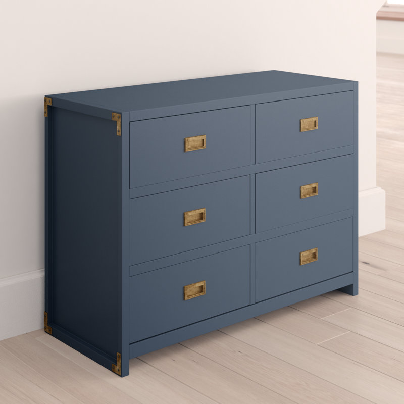 Viv + Rae™ Hubble 6-Drawer Campaign-Inspired Manufactured Wood